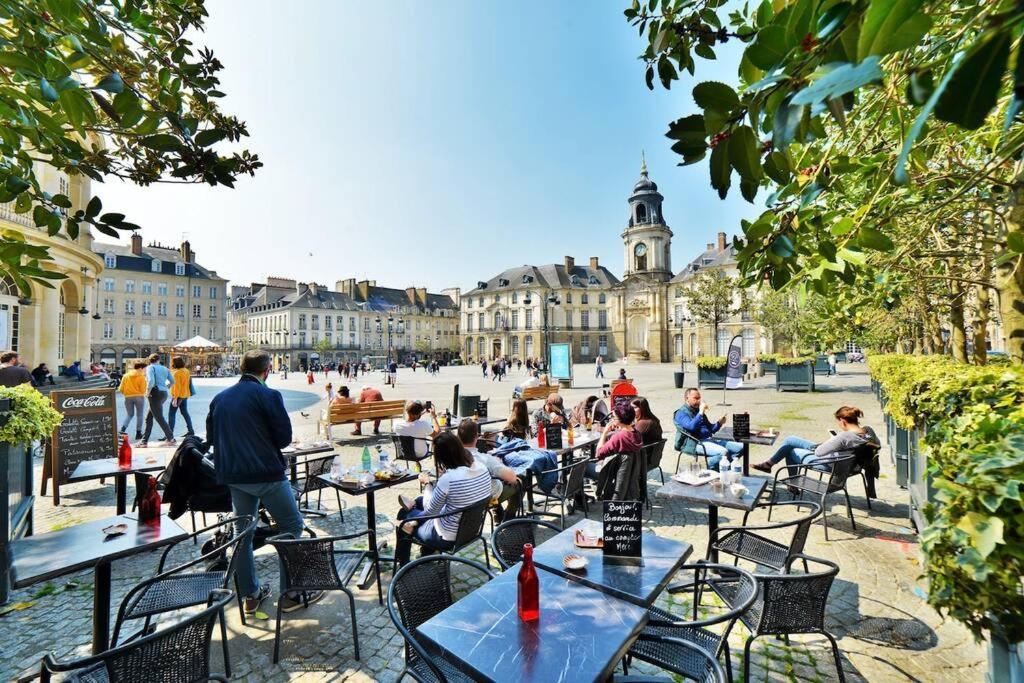 Appartement Une Chambre Rennes Esterno foto